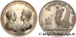 AUTRICHE - FRANÇOIS Ier D AUTRICHE Médaille, Mariage de François Ier d’Autriche et de Caroline de Bavière