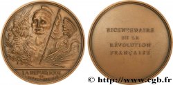 FUNFTE FRANZOSISCHE REPUBLIK Médaille, Bicentenaire de la Révolution, La République