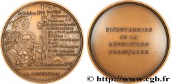 CINQUIÈME RÉPUBLIQUE Médaille, Bicentenaire de la Révolution, La Convention