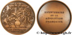 QUINTA REPUBLICA FRANCESA Médaille, Bicentenaire de la Révolution, Suffrage universel