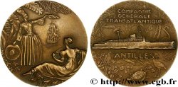 TERCERA REPUBLICA FRANCESA Médaille, Paquebot Antilles
