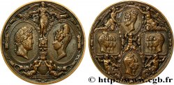 LUIGI FILIPPO I Médaille dynastique pour la visite de la Monnaie