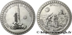 CONQUÊTE DE L ESPACE - EXPLORATION SPATIALE Médaille, Apollo 11 - Les hommes sur la Lune