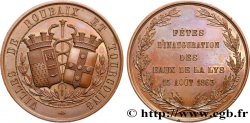 SECOND EMPIRE Médaille, Fête d’inauguration des eaux de la Lys SUP