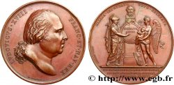 LUDWIG XVIII Médaille, Naissance de Henri, duc de Bordeaux, Comte de Chambord
