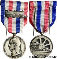 TROISIÈME RÉPUBLIQUE - INDOCHINE FRANÇAISE Médaille d’honneur des Chemins de Fer TTB+