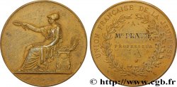 TERCERA REPUBLICA FRANCESA Médaille, Union française de la Jeunesse