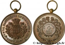 DRITTE FRANZOSISCHE REPUBLIK Médaille, Bastidienne de Bordeaux, 3e concours de tir