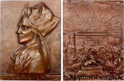ALSACE - VILLES ET NOBLESSE Plaquette, Alsacienne, Aux défenseurs 