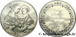 LES 100 PLUS GRANDS CHEFS-D OEUVRE Médaille, Vierge à l’enfant entourée d’anges par Lippi