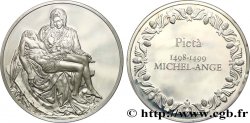 LES 100 PLUS GRANDS CHEFS-D OEUVRE Médaille, La Pieta de Michel-Ange