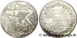 THE 100 GREATEST MASTERPIECES Médaille, Avril - Les Très Riches Heures du duc de Berry par les frères Limbourg