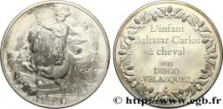 LES 100 PLUS GRANDS CHEFS-D&nbsp;OEUVRE Médaille, L’Infant Baltasar Carlos à cheval par Velasquez SUP
