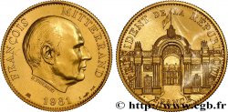 CINQUIÈME RÉPUBLIQUE Médaille, François Mitterrand, président de la République