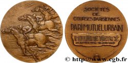 FUNFTE FRANZOSISCHE REPUBLIK Médaille, Sociétés de courses parisiennes, Pari mutuel urbain