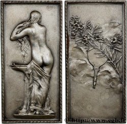 TROISIÈME RÉPUBLIQUE Plaquette, La Toilette, Rome par Oscar Roty SUP