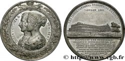 GRANDE BRETAGNE - VICTORIA Médaille du Crystal Palace - Couple royal