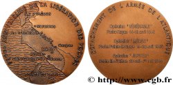 QUINTA REPUBLICA FRANCESA Médaille, 50e anniversaire de la libération des poches