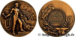 III REPUBLIC Médaille, 20 ans de service, Établissement Poliet & Chausson