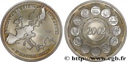 V REPUBLIC Médaille, Essai, Naissance de l’Euro fiduciaire