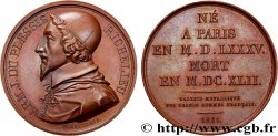METALLIC GALLERY OF THE GREAT MEN FRENCH Médaille, Armand Jean du Plessis de Richelieu