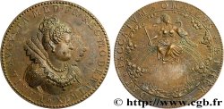 MARIE DE MÉDICIS Médaille, Marie de Médicis, régente, refrappe