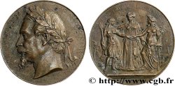 SECOND EMPIRE Médaille, Arbitrage de Napoléon III pour le Canal de Suez, refrappe