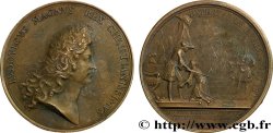 LOUIS XIV LE GRAND OU LE ROI SOLEIL Médaille, Institution de l’ordre militaire de Saint Louis, refrappe