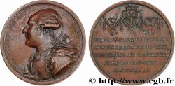 LOUIS XV DIT LE BIEN AIMÉ Médaille, Louis-Philippe-Joseph d’Orléans, Pose de la première pierre de la façade de l’église Saint-Eustache
