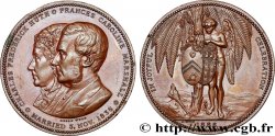 GREAT BRITAIN - VICTORIA Médaille, Noces d’or de Charles Frederick Huth et Frances Caroline Marshall