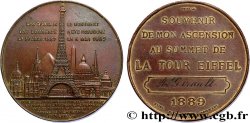 TROISIÈME RÉPUBLIQUE Médaille de l’ascension de la Tour Eiffel (Sommet)