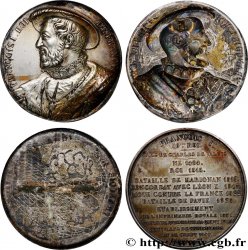 LUIGI FILIPPO I Médaille, François Ier, lot de 2 tirages unifaces incus
