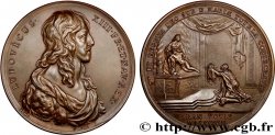 LOUIS XIII  Médaille, Royaume sous la protection de la Vierge, refrappe moderne