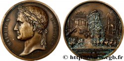 LUIGI FILIPPO I Médaille, Retour des cendres - funérailles de l’Empereur, refrappe moderne