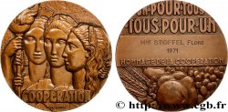 COOPERATIVES Médaille, Hommage de la Coopération