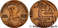 CINQUIÈME RÉPUBLIQUE Médaille, Charles de Gaulle, Centenaire de sa naissance