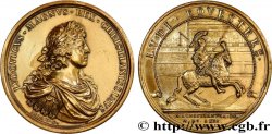 LOUIS XIV  THE SUN KING  Médaille, Les Carrousels, refrappe