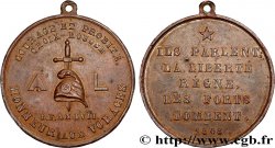 SECOND REPUBLIC Médaille, Société ouvrière Les Voraces