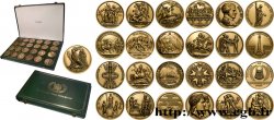 PRIMO IMPERO Coffret de 24 médailles, refrappe, Histoire de Napoléon Ier