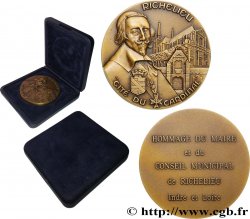 QUINTA REPUBLICA FRANCESA Médaille, Hommage du maire et du conseil municipal de Richelieu