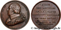 LOUIS XVIII Médaille, Confirmation de la charte de 1814