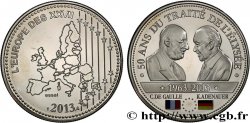 V REPUBLIC Médaille, Essai, 50 ans du traité de l’Elysée AU