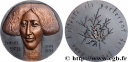 LITTÉRATURE : ÉCRIVAINS/ÉCRIVAINES - POÈTES Médaille, Simone Weil