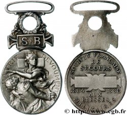 SECOND EMPIRE Médaille, Société française de secours aux blessés militaires