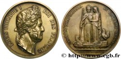 LOUIS-PHILIPPE I Médaille, Retour des cendres, Arrivée à Cherbourg, refrappe