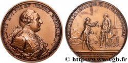 LOUIS XVI Médaille, Les mines d Allemont, refrappe