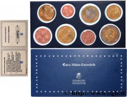 EUROPA Série de 8 médailles, Essai Euros Malte