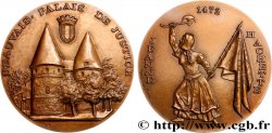 QUINTA REPUBLICA FRANCESA Médaille, Palais de Justice de Beauvais