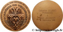 QUINTA REPUBLICA FRANCESA Médaille, Académie de Versailles, Société des sciences morales, des lettres et des arts d’Ile-de-France