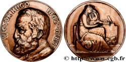 LITTÉRATURE : ÉCRIVAINS/ÉCRIVAINES - POÈTES Médaille, Victor Hugo, refrappe